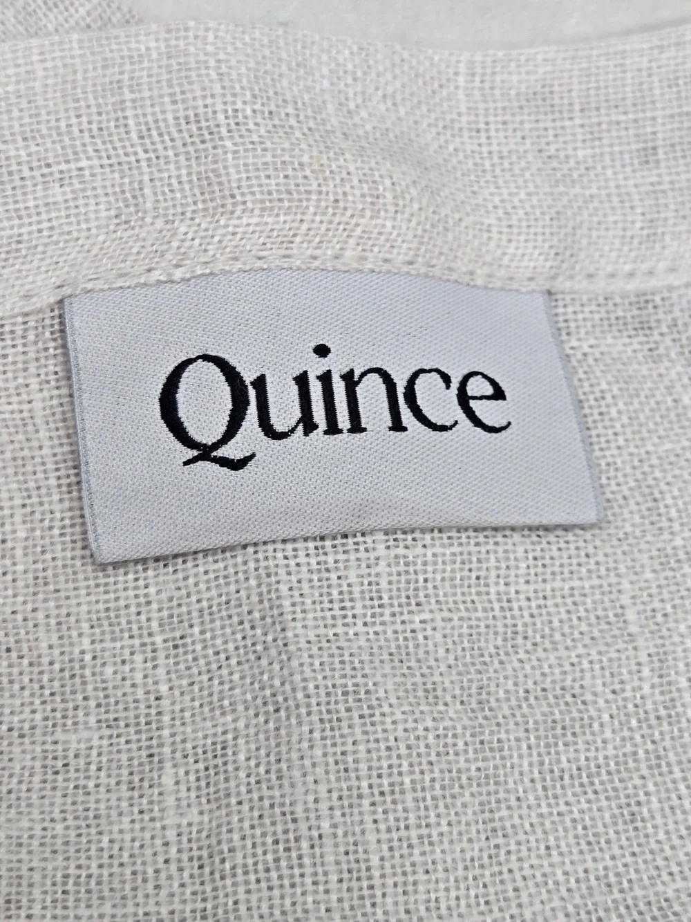 QUINCE Set Of 4 48x84 European Linen Sheer Curtains Cloud 9237